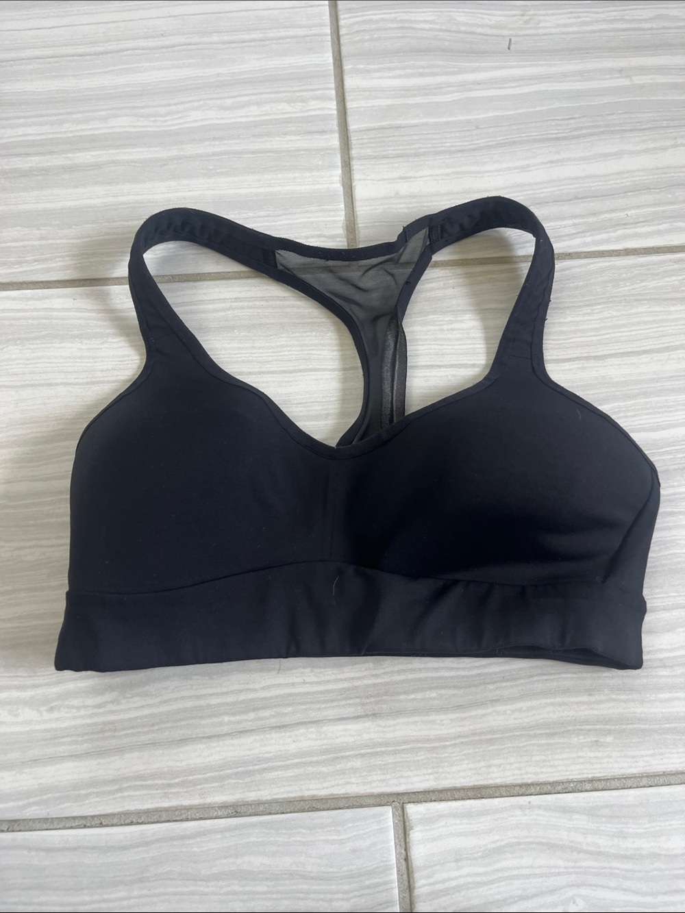 lululemon athletica Black Racerback Sports Bra